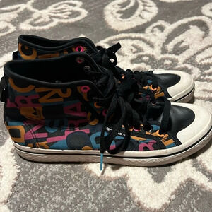 Adidas honey mid sneakers. Very rare. Multi colored. Excellent condition.